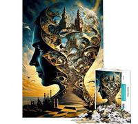 Puzzle per ragazzi da 1000 pezzi L'ascesa dell'IA Sfida educativa per tutta la famiglia Giocattolo fai-da-te adatto a partire dai 14 anni (38x26cm)