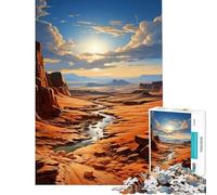 Puzzle per ragazzi da 1000 pezzi "Le dune di Dubai" - Puzzle antistress da 1000 pezzi - Regalo di compleanno regalo di viaggio (38x52cm)