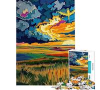 Puzzle per ragazzi da 1000 pezzi "Le Grandi Pianure" - Endless Horizon - Gioco interattivo per ragazzi decorazione da parete difficile e stimolante (dimensioni 38x26cm)