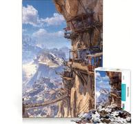 Puzzle per ragazzi da 1000 pezzi "Le ossa del colosso", gioco rilassante, difficile e stimolante, ogni pezzo è unico 50x75cm