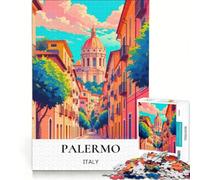 Puzzle per ragazzi da 1000 pezzi: Le vie nascoste della Sicilia Gioco divertente, allena la mente e la mano Ideale come decorazione da scrivania 38x26cm