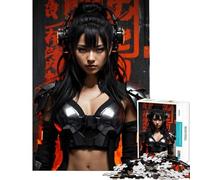 Puzzle per ragazzi da 1000 pezzi Lena Lethalstrike - Cyberp Difficile e stimolante Antistress Gioco rompicapo per ragazzi dai 14 anni in su (50x75cm)