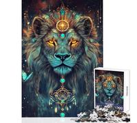 Puzzle per ragazzi da 1000 pezzi Leone del Cosmo giocattolo antistress ideale per le vacanze a casa per passare il tempo regali di Natale e compleanno (dimensioni 38x26cm)