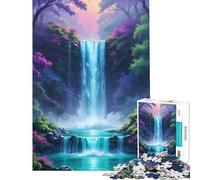 Puzzle per ragazzi da 1000 pezzi L'oasi segreta della cascata una sfida educativa ma anche divertente e umoristica un gioco rilassante per ragazzi dai 14 anni in su del puzzle 50x75cm
