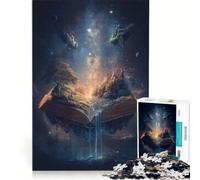 Puzzle per ragazzi da 1000 pezzi "L'orbita dell'immaginazione" gioco interattivo migliora la memoria regalo per amici e familiari 38x52cm