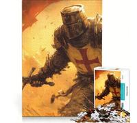 Puzzle per ragazzi da 1000 pezzi Lotta per la gloria - Seconda parte, gioco educativo, decorazione da parete, compleanno e Natale 38x26cm