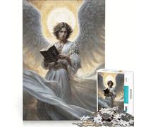 Puzzle per ragazzi da 1000 pezzi Luce della Verità di Dio Arcangelo Uriel giocattolo educativo divertente e spiritoso compleanno e Natale 38x52cm