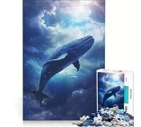 Puzzle per ragazzi da 1000 pezzi Maestoso Leviatano antistress difficile adatto come decorazione da scrivania 38x26cm