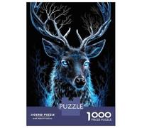 Puzzle Per Ragazzi Da 1000 Pezzi Magic Frost Deer Puzzle Giochi Rilassanti Ma Divertenti E Spiritosi Regali Di Natale E Compleanno 38x26cm/1000pcs