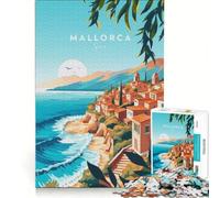 Puzzle per ragazzi da 1000 pezzi, Maiorca, Spagna, gioco rilassante, divertente antistress, regalo di compleanno o originale 38x52cm