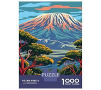 Puzzle Per Ragazzi Da 1000 Pezzi Majestic Kilimanjaro Puzzle Antistress Giocattoli Difficili Regali Di Compleanno E Unici 38x26cm/1000pcs
