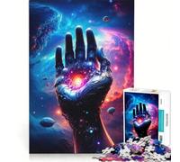 Puzzle per ragazzi da 1000 pezzi Mano Divina giocattolo educativo divertente e spiritoso compleanno e Natale 38x52cm