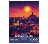Puzzle Per Ragazzi Da 1000 Pezzi Mexico City Skyline at Sunset Puzzle Giochi Rilassanti Ma Divertenti E Spiritosi Regali Di Compleanno E Unici 52x38cm/1000pcs