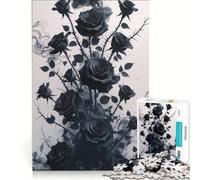 Puzzle per ragazzi da 1000 pezzi "Midnight Bloom" gioco fai-da-te stimola la memoria con poster e foglio di curiosità abbinati 38x26cm