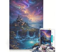 Puzzle per ragazzi da 1000 pezzi mondo magico e fantastico antistress rilassante per la mente gioco di sfida unico 38x26cm
