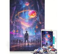 Puzzle per ragazzi da 1000 pezzi mondo magico gioco rilassante decorazione da parete regalo per amici e familiari 50x75cm
