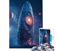 Puzzle per ragazzi da 1000 pezzi Monolite Spazio Antico Gioco Impossibile Gioco Educativo Sfida Giocattolo Divertente Regalo Adatto alle Coppie (Dimensioni 75x50cm)