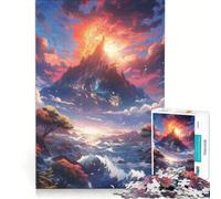 Puzzle per ragazzi da 1000 pezzi Montagna Selvaggia Gioco Rilassante Difficile e Sfida Ogni Pezzo È Unico 38x26cm