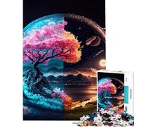 Puzzle per ragazzi da 1000 pezzi Moonlight Asia sfida educativa per divertimento in famiglia giocattolo fai-da-te adatto a partire dai 14 anni (50x75cm)