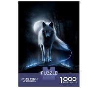 Puzzle Per Ragazzi Da 1000 Pezzi Moonveil Fox - Spirit Guide of The Hidden Bridge Puzzle Giochi Rilassanti Difficili Divertenti Attività A Casa, 52x38cm/1000pcs
