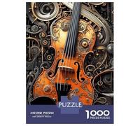 Puzzle Per Ragazzi Da 1000 Pezzi Musical Violin Puzzle Giochi Rilassanti Difficili Divertenti Attività A Casa, 70x50cm/1000pcs