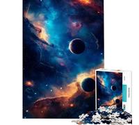 Puzzle per ragazzi da 1000 pezzi nebulosa con pianeti e stelle impegnativo da completare difficile giocattolo decorativo per la casa adatto a ragazzi dai 14 anni in su (38x52cm)