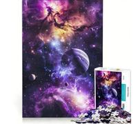 Puzzle per ragazzi da 1000 pezzi: Nebulosa cosmica con pianeti, giocattolo educativo, per divertimento in famiglia, per rafforzare l'amore tra le coppie 50x75cm