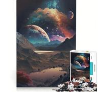 Puzzle per ragazzi da 1000 pezzi Nebulosa Orizzonti giochi rilassanti attività divertenti da fare a casa gioco dal design accattivante 38x52cm