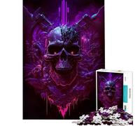 Puzzle per ragazzi da 1000 pezzi Neon Inferno Sfida educativa Gioco rompicapo difficile per ragazzi dai 14 anni in su 38x52cm