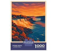 `Puzzle Per Ragazzi Da 1000 Pezzi Niagara Falls Travel Puzzle Per Adulti Giochi Rilassanti Analisi E Logica Giochi Stimolanti Regali 70x50cm/1000pcs