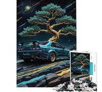 Puzzle per ragazzi da 1000 pezzi Nissan GTR Kintsugi Art Gioco per famiglie Giocattolo educativo Regalo per donne e uomini per tutta la famiglia (Dimensioni 38x52cm)