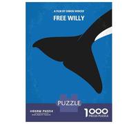 Puzzle Per Ragazzi Da 1000 Pezzi No1359 My Free Willy Puzzle Giochi Rilassanti Difficili Divertenti Attività A Casa, 52x38cm/1000pcs