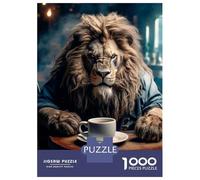 Puzzle Per Ragazzi Da 1000 Pezzi Not Without My Coffee Puzzle Giochi Rilassanti Difficili Divertenti Attività A Casa, 52x38cm/1000pcs