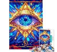 Puzzle per ragazzi da 1000 pezzi Occhio degli Illuminati Puzzle per adulti Giochi divertenti Corsa di velocità delle mani Interazione genitore-figlio (dimensioni 38x26cm)