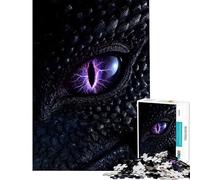 Puzzle per ragazzi da 1000 pezzi Occhio del Drago della Tempesta - Potere Fantasy del Fulmine Sfida di analisi e logica Gioco educativo per ragazzi dai 14 anni in su (38x26cm)