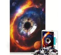 Puzzle per ragazzi da 1000 pezzi Occhio dell'Universo, un gioco rompicapo divertente e spiritoso, compleanni e Natale 38x52cm
