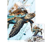 Puzzle per ragazzi da 1000 pezzi Ocean's Eternal Voyager gioco educativo giocattolo didattico decorazione da parete allena la mente e le mani (50x75cm)