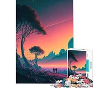 Puzzle per ragazzi da 1000 pezzi Ode al Romanticismo ideale per compleanni e Natale Giocattolo educativo antistress adatto a partire dai 14 anni (50x75cm)