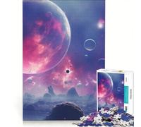 Puzzle per ragazzi da 1000 pezzi Oltre l'orizzonte galattico, giocattolo antistress, rilassante per la mente, compleanni e altre occasioni 50x75cm