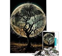 Puzzle per ragazzi da 1000 pezzi Ombre al chiaro di luna sfida da completare regalo di compleanno decorazione per la casa giocattolo per ragazzi dai 14 anni in su (50x75cm)