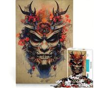 Puzzle per ragazzi da 1000 pezzi Oni Samurai No gioco interattivo migliora la memoria regalo per amici e familiari 50x75cm