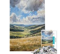 Puzzle per ragazzi da 1000 pezzi Open Valley difficile e impegnativo sfida impegnativa gioco per famiglie adatto a persone dai 14 anni in su (38x52cm)
