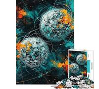 Puzzle per ragazzi da 1000 pezzi Orbital Chaos puzzle per adulti gioco pratico per divertimento in famiglia difficile e stimolante (dimensioni 50x75cm)