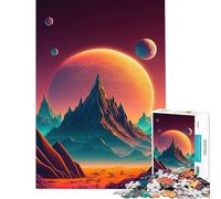 Puzzle per ragazzi da 1000 pezzi "Orbite dell'Altro Mondo" per compleanno Natale gioco per migliorare la memoria decorazione da parete adatto a persone dai 14 anni in su (50x75cm)