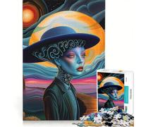 Puzzle per ragazzi da 1000 pezzi Orizzonti paralleli e paesaggi onirici giochi educativi decorazione murale con poster e foglio di curiosità abbinati 50x75cm