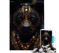 Puzzle per ragazzi da 1000 pezzi Orso d'oro sfida educativa ma divertente e umoristica gioco rilassante per ragazzi dai 14 anni in su del puzzle 38x52cm