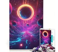 Puzzle per ragazzi da 1000 pezzi, paesaggio cosmico, gioco interattivo, migliora la memoria, regalo per amici e familiari 38x26cm
