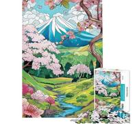 Puzzle per ragazzi da 1000 pezzi paesaggio estivo giapponese Puzzle per ragazzi schema di assemblaggio Ogni pezzo è unico compleanni e occasioni speciali 50x75cm