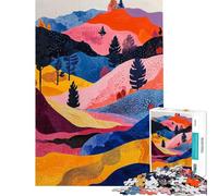 Puzzle per ragazzi da 1000 pezzi paesaggio ninna nanna puzzle per adulti giocattolo fai da te gara di velocità manuale difficile e stimolante (dimensioni 38x26cm)