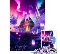 Puzzle per ragazzi da 1000 pezzi paesaggio onirico incantato giocattolo educativo per l'apprendimento gioco per famiglie decorazione da parete regalo per donne e uomini (dimensioni 38x26cm)